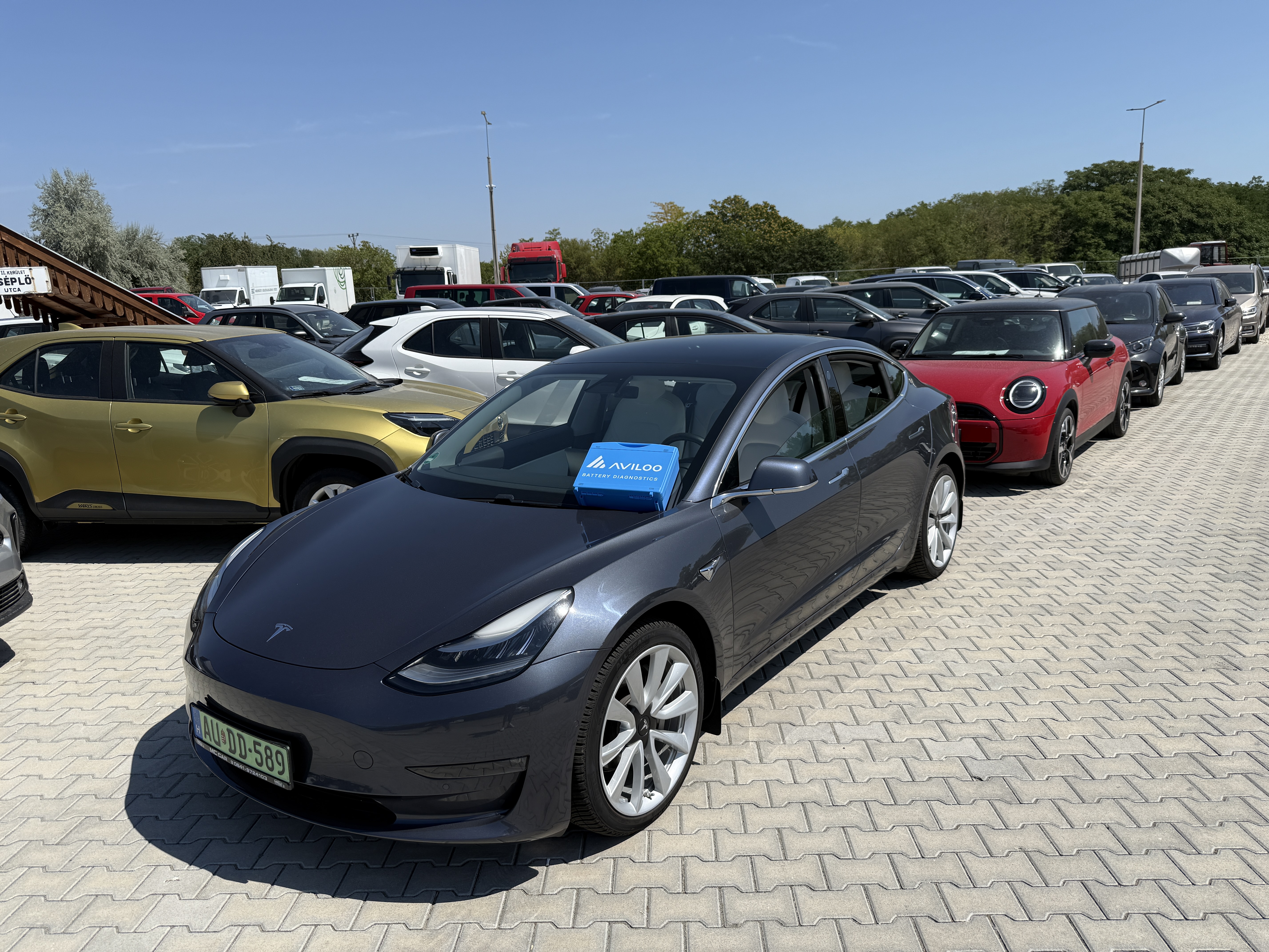 Tesla Model 3 Aviloo akkumulátor SOH teszt