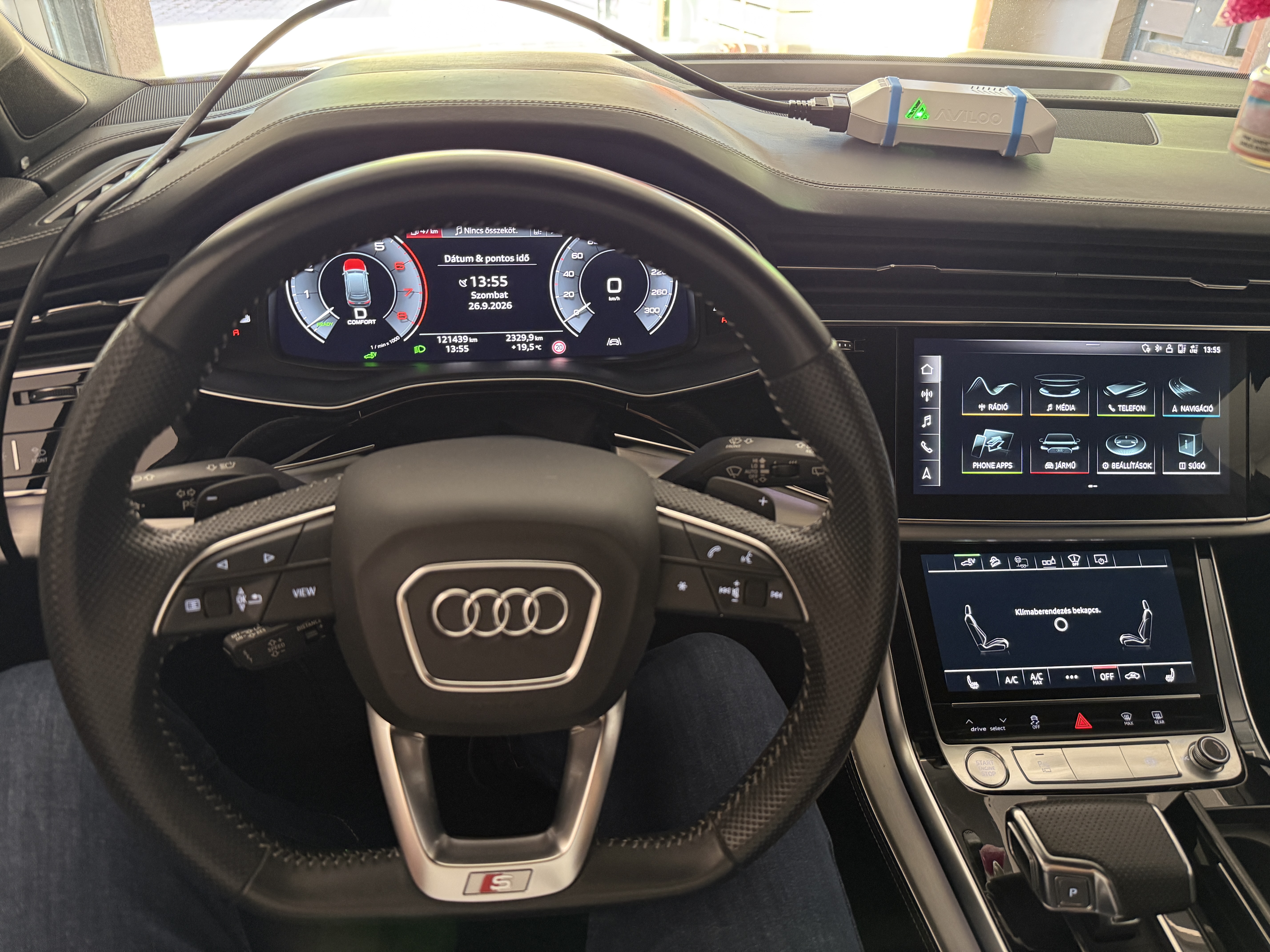 Audi Q7 plug in hybrid Aviloo akkumulátor SOH teszt