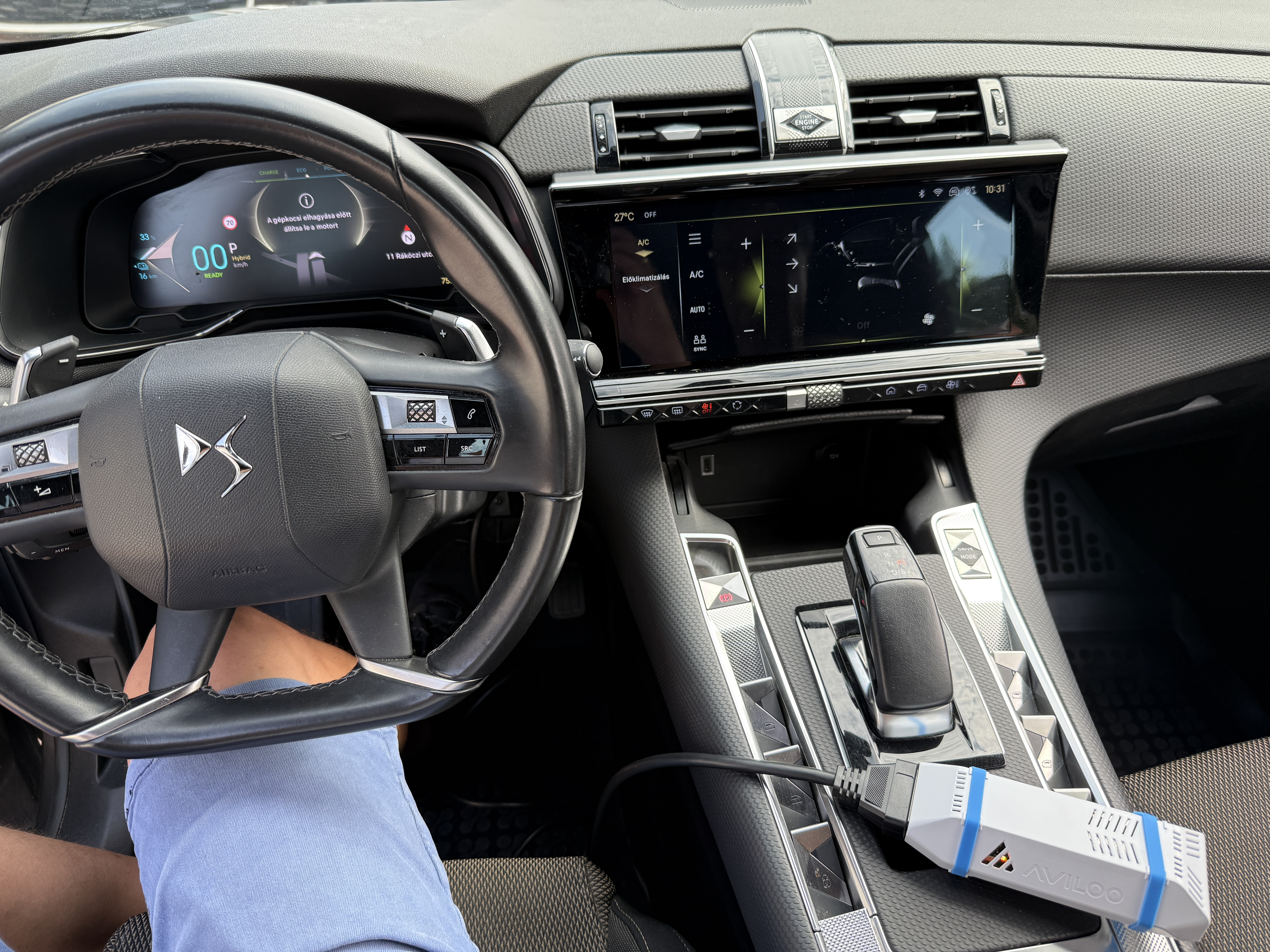DS7 Plug-in Hybrid Aviloo akkumulátor kapacitás teszt
