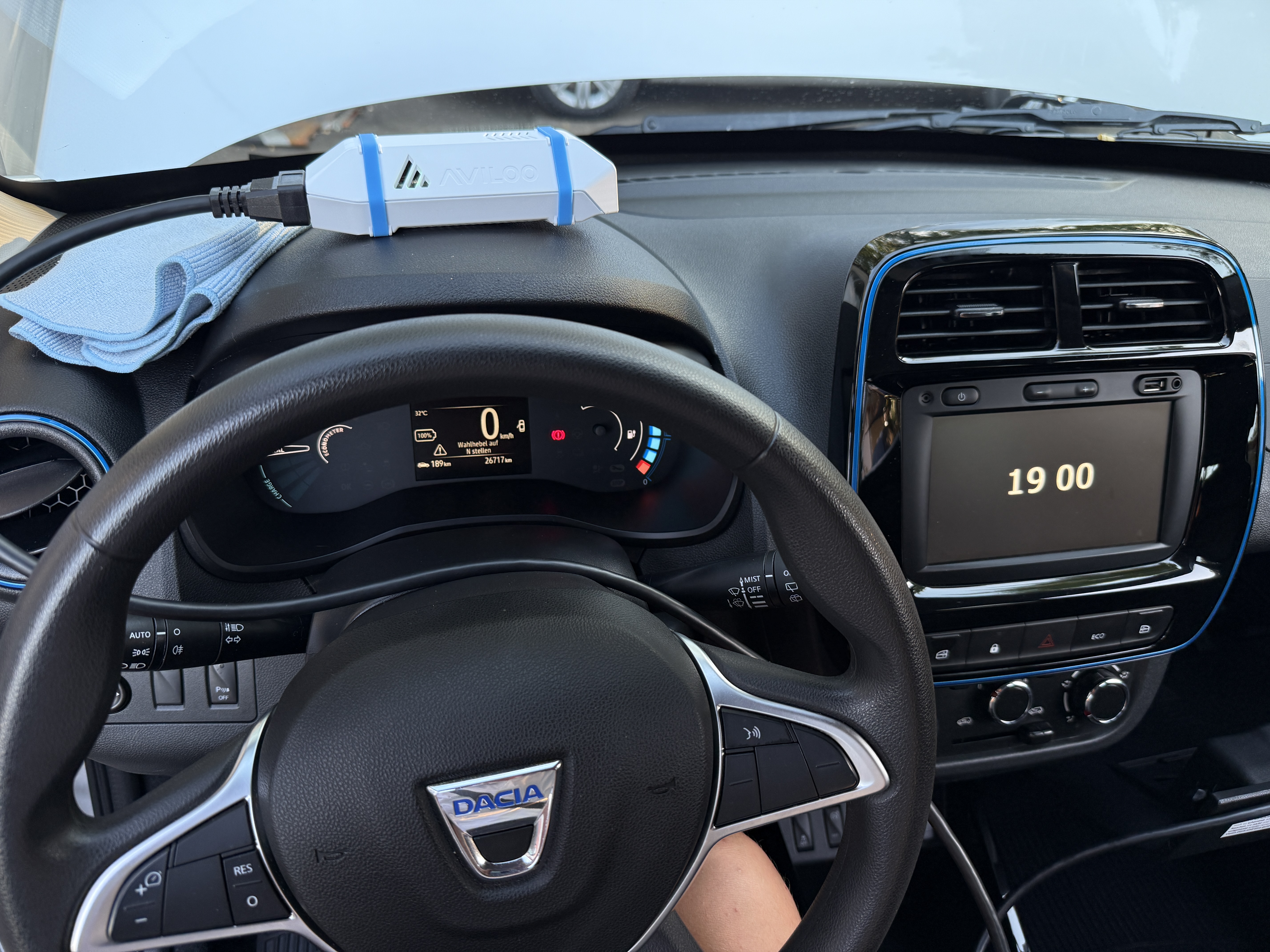 Dacia Spring Aviloo akkumulátor SOH teszt