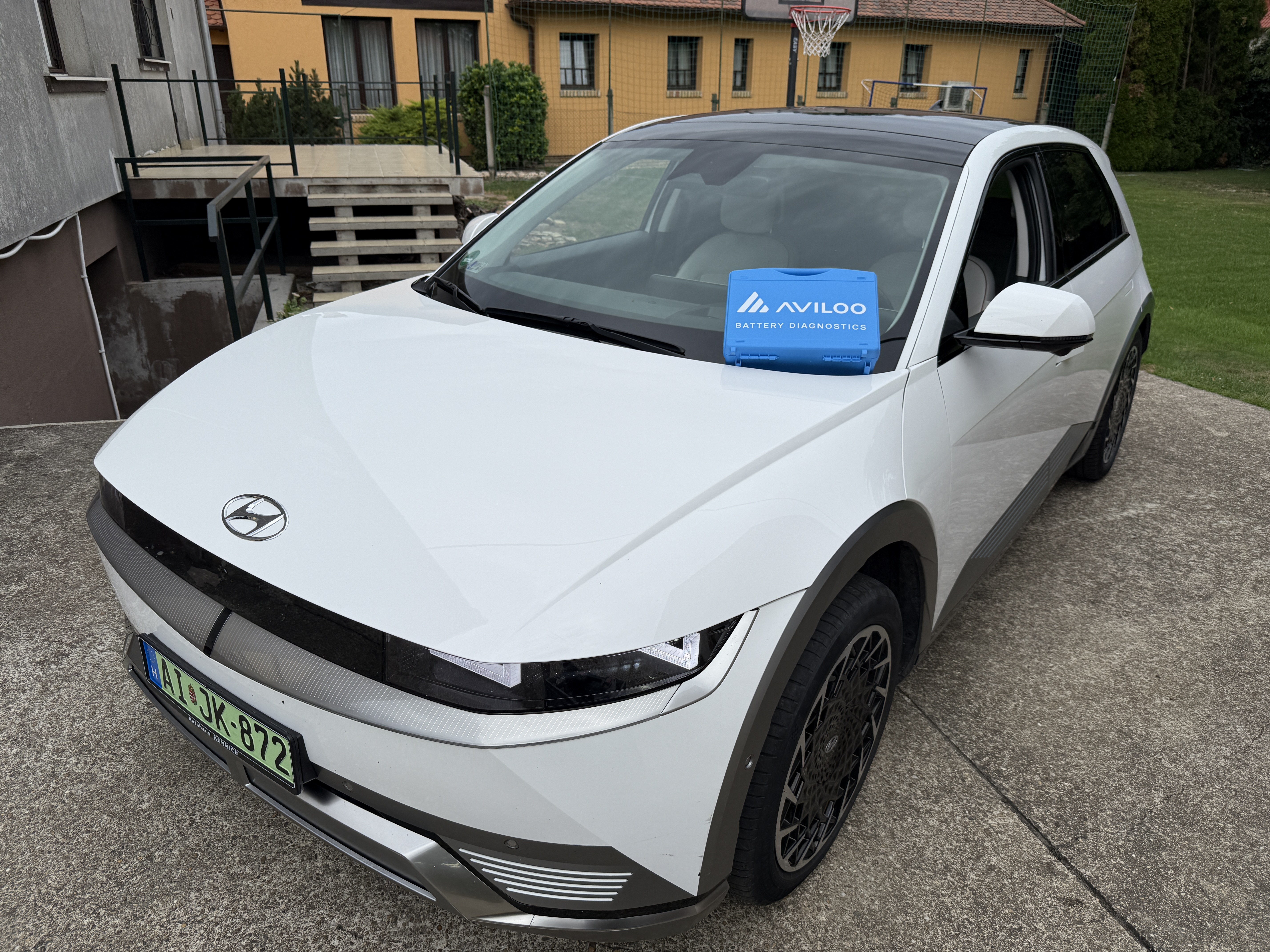 Hyundai Ioniq 5 Aviloo akkumulátor SOH teszt