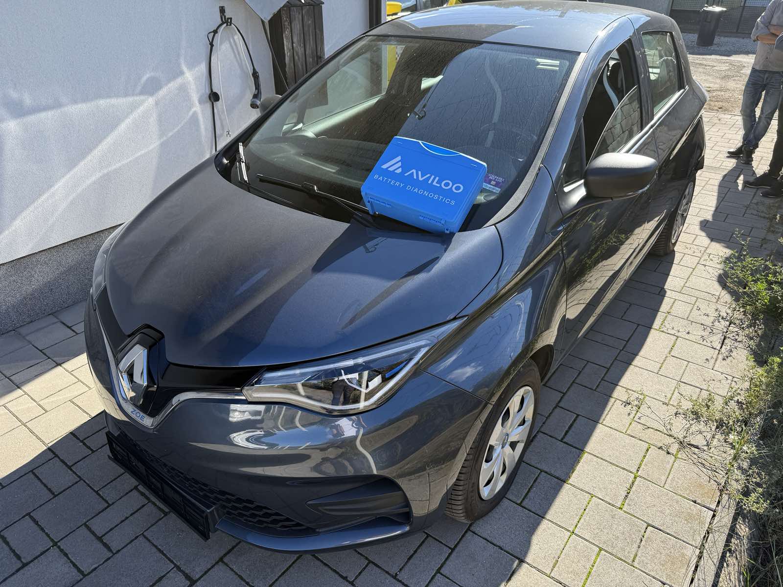 Renault Zoe Aviloo SOH akkumulátor teszt