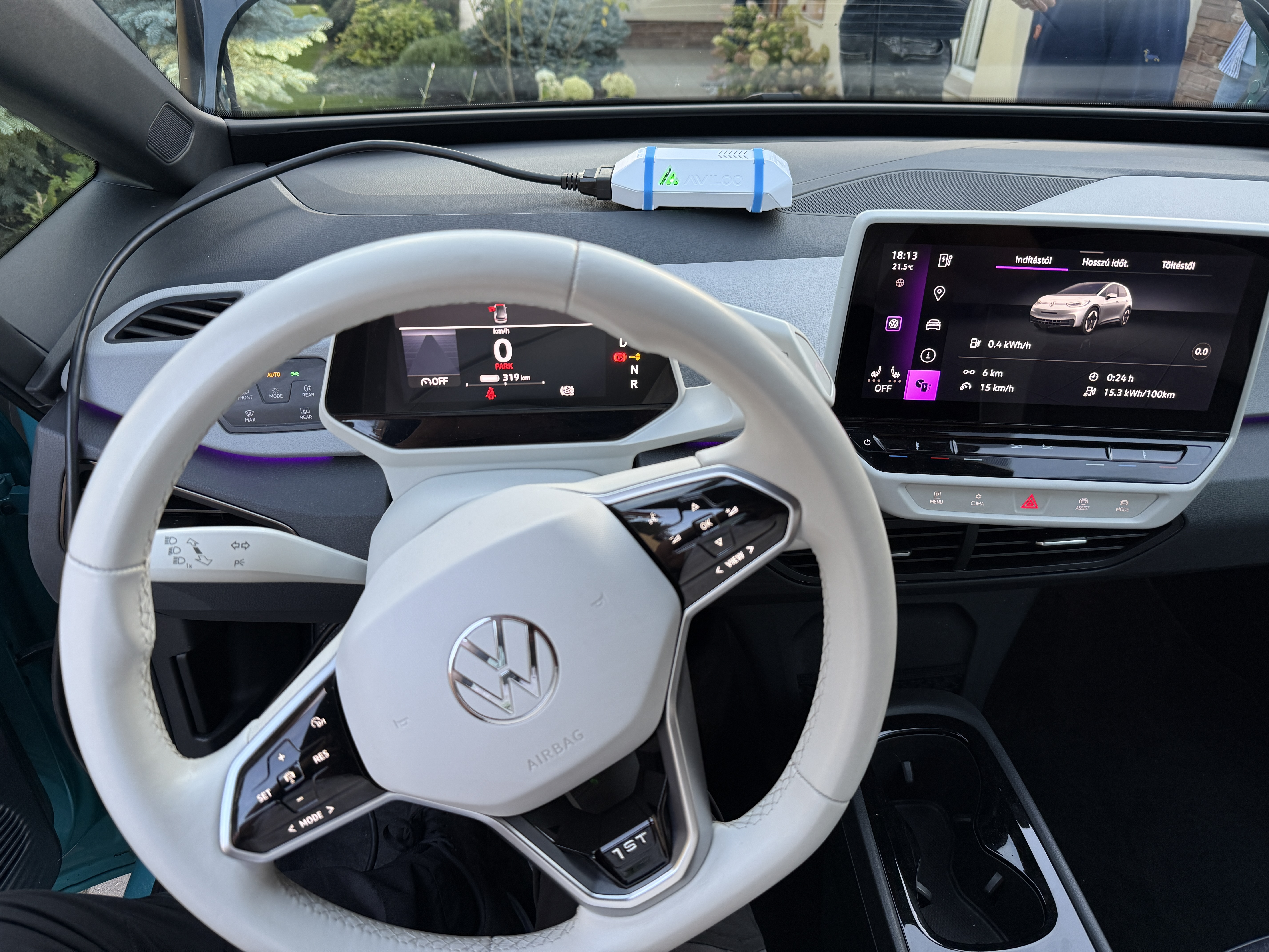 Volkswagen iD3 Aviloo akkumulátor SOH teszt