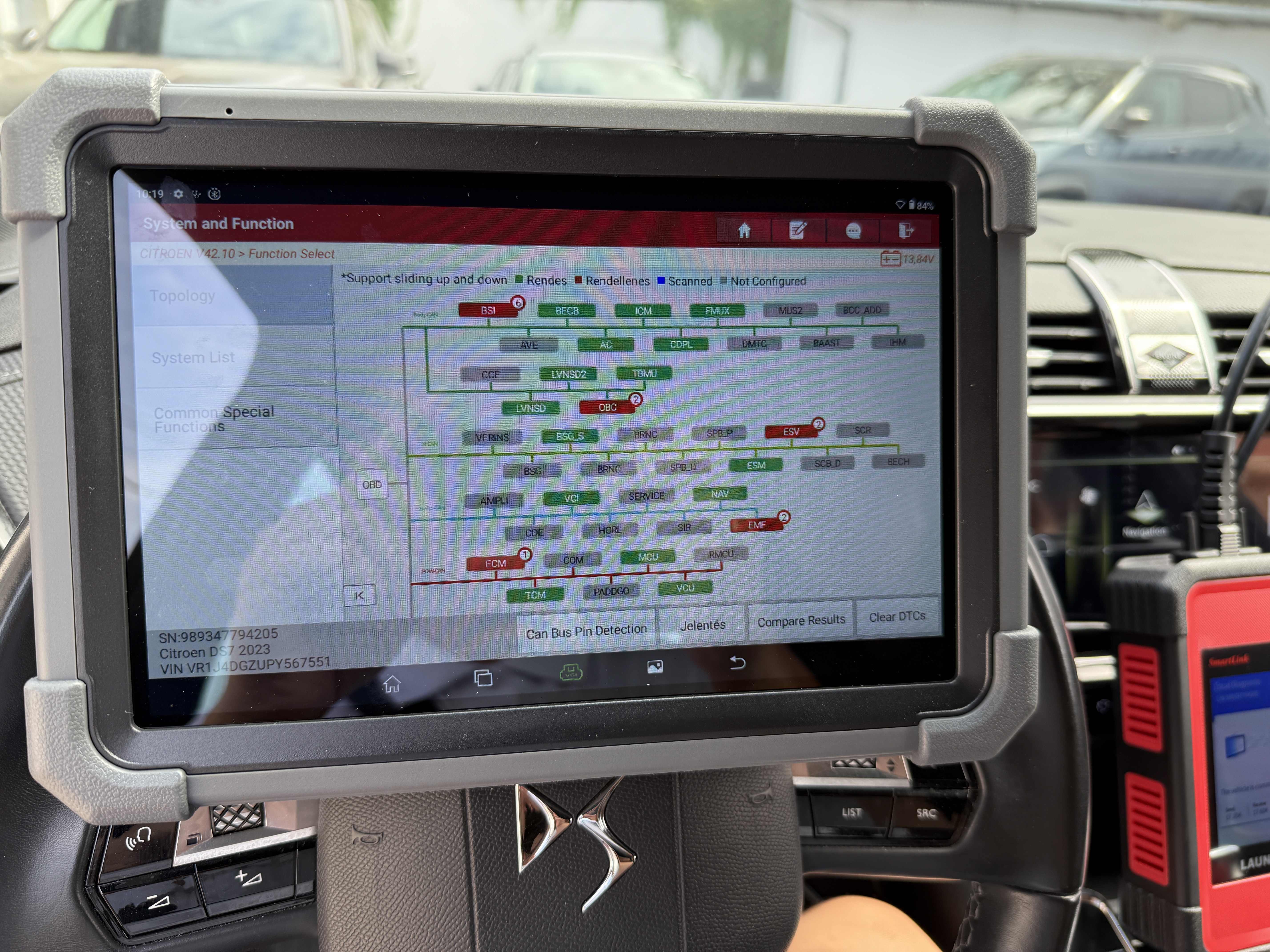 DS7 Plug-in hybrid teljeskörű diagnosztika és hibakód olvasás