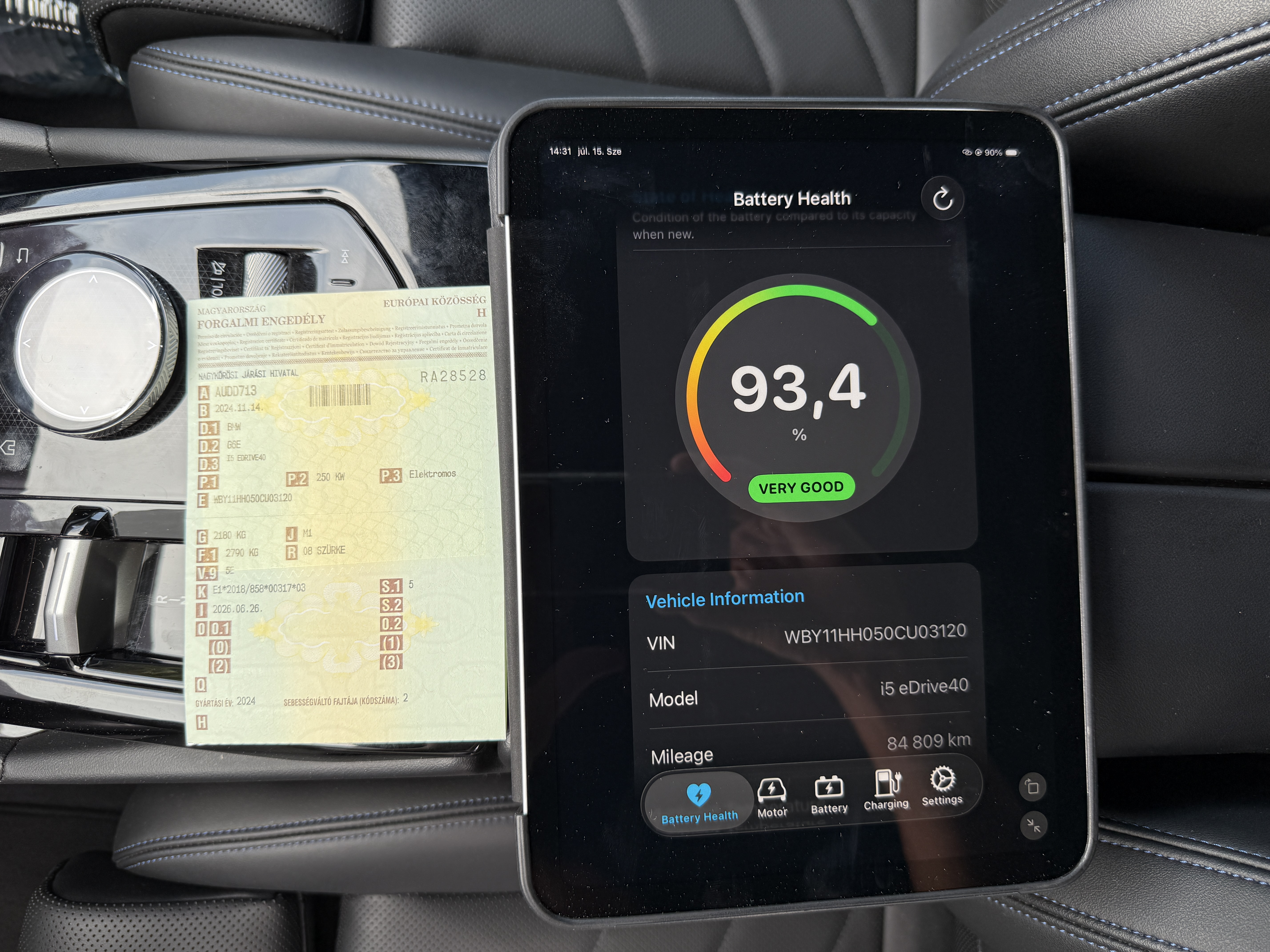 Bmw i5 kombi 2025 akkumulátor teszt